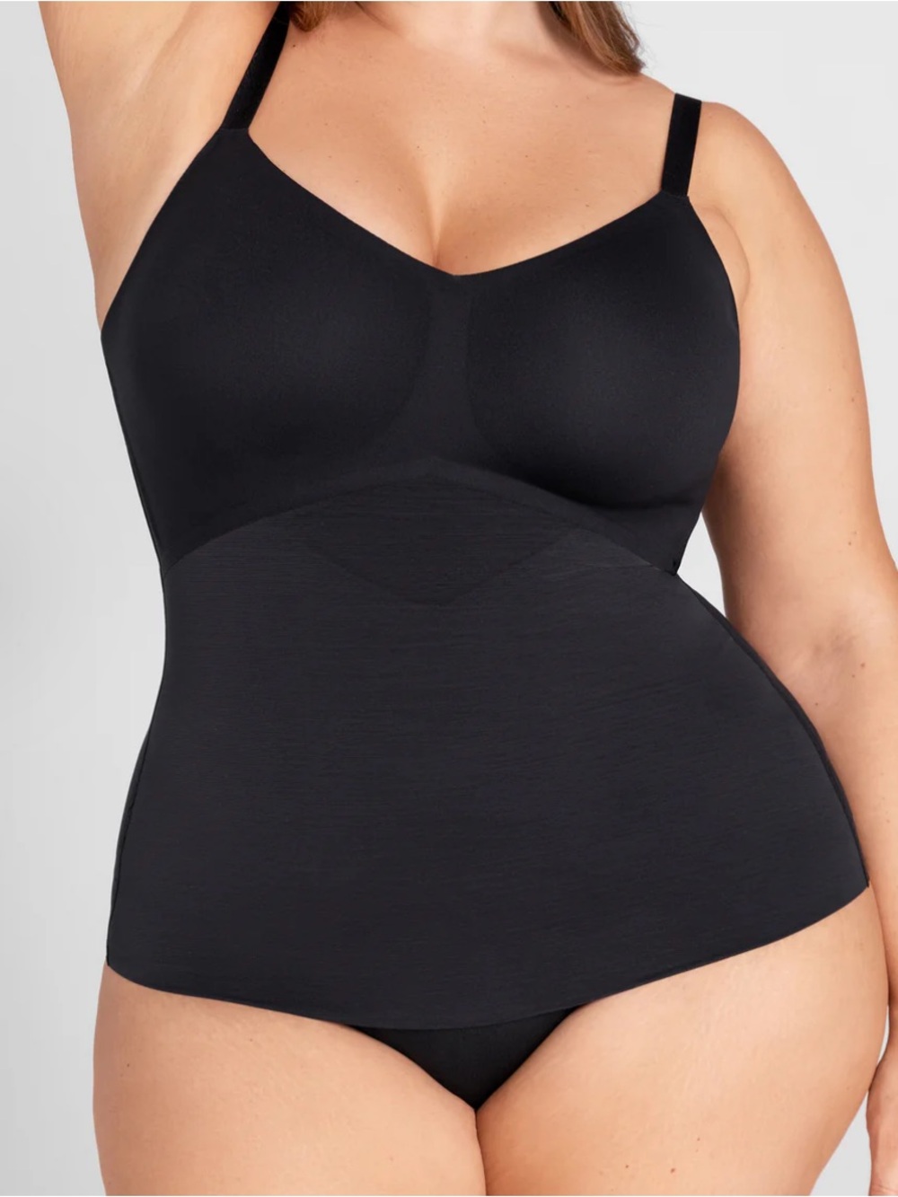 Honeylove Liftwear Cami Vamp Black Smoothing Shapewear 1X
